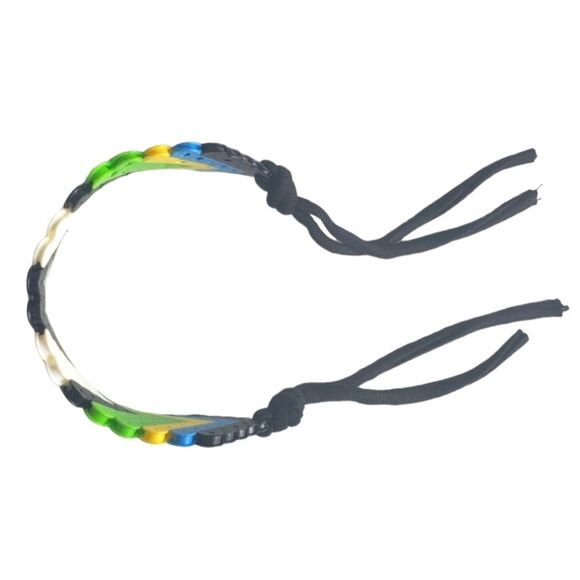 HANDMADE Tie-On Cuff Perler Bracelet - - Picture 4 of 6